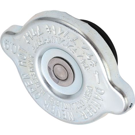 Bouchon de réservoir de carburant diesel en alliage d'aluminium, étanche, protection du réservoir d'eau du moteur pour chargeuses-pelleteuses, argent, milieu (1/5)