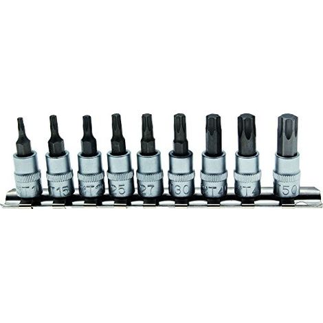 Jeu de douilles bgs technic acier chrome vanadium 9 pieces (1/7)