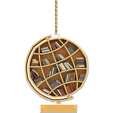 Guirlande En Forme De Livre - Décoration De Noël Pour Arbre De Noël Voiture Maison - Acrylique - 1 Pièce (1/5)