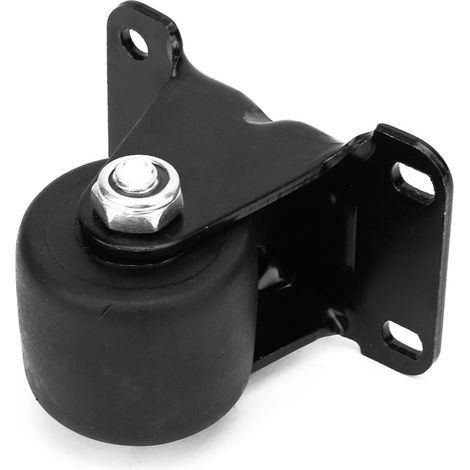 4 roulettes en nylon 5 cm, centrage bas, pivotantes et fixes (1/5)