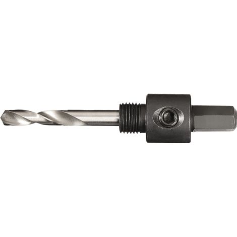 TECWERK Aufnahmeschaft 6-KT 9,5mm m.Zentrierbohrer Lochsägen 14-30mm TECWERK