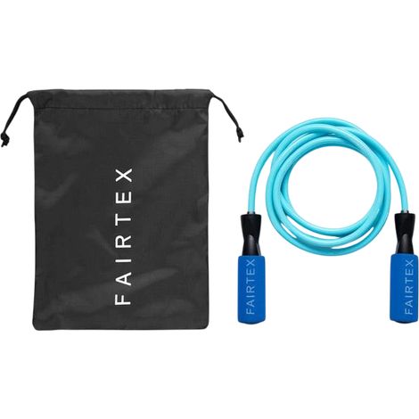 Cuerda para saltar Fairtex con rodamientos de bolas ROPE3 Azul 290CM (1/2)