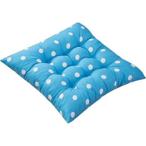 Coussin Extérieur Bleu Ciel 40x40 cm - Mousse Résiliente, Tissu Polyester Déperlant (1/5)