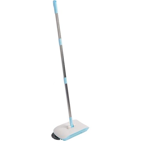 [JAMAIS UTILISÉ]Plancher en Acier Inoxydable Polyvalent 180 Degrés Rotation Balaye pour Différentes Surfaces, Extraction de Poussière Facile (Blue) (1/5)