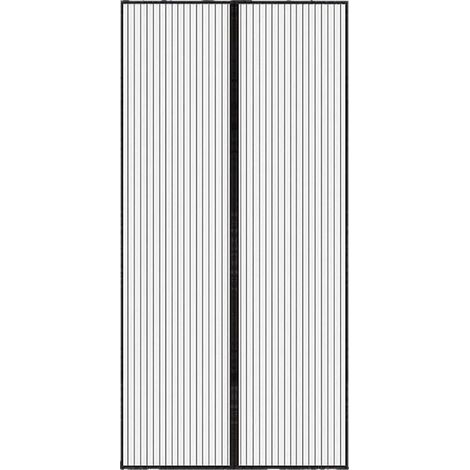 Moustiquaire Porte Fenetre Aimantée Magnetique, Rideaux Anti Mouches pour Porte, Rideaux Toile Insect Ecran,Moustiquaire Baie Vitree Coulissante,Magnétique Moustique Sans Perçage(90x210cm,noir) (1/5)