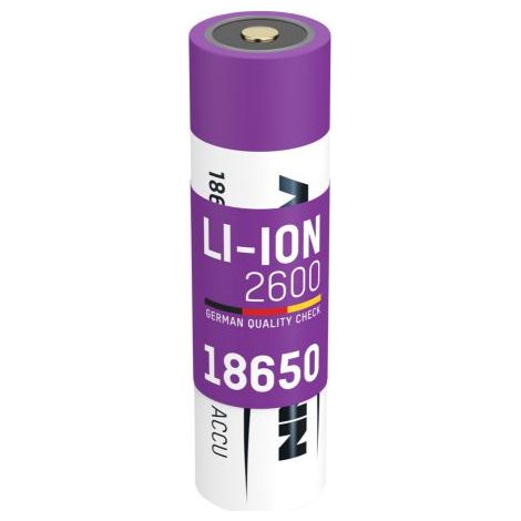 Accu Li-Ion 3.6V 2.6Ah 18650 avec protection (1307-0000) (1/4)