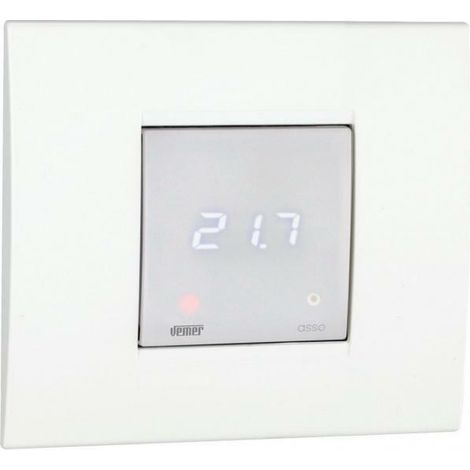 Vemer WIFI Uhrenthermostaste ASSO für den Einbau 2 Module VE780200