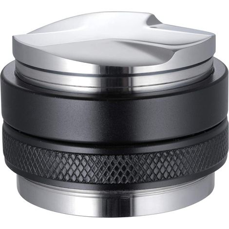 Dispensador y prensador de café de 53 mm, prensador de café de doble cabezal, compatible con portafiltro Breville de 54 mm. (1/5)