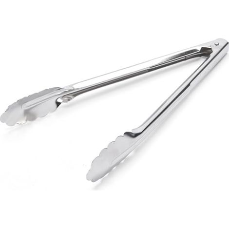 De Buyer Pince cafétéria en inox Feuilles de Chêne Longueur 24 cm Argent (1/4)