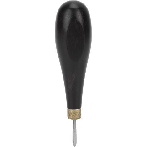Professionelle 5-mm-/6-mm-Diamantahle, Mahagonigriff, Lederlocher aus Sandelholz, Nähwerkzeuge für Lederarbeiten (1/5)