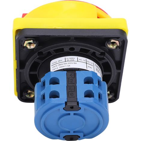 Commutateur rotatif universel IP40 à cames électriques de positionnement 200-380 V (1/5)