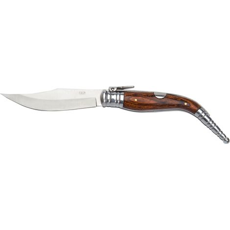 Coltello Joker jkr0243 meccanismo a cricchetto manico legno