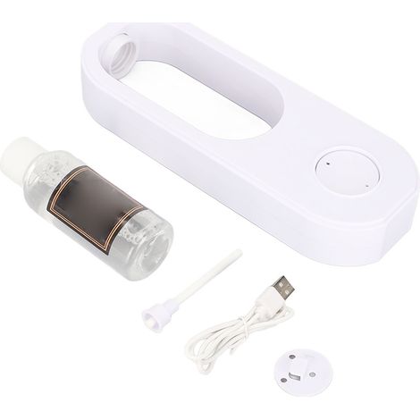Automatischer USB-Diffusor für ätherische Öle mit 3 einstellbaren Geschwindigkeiten – Weiß für Schlafzimmer und Badezimmer