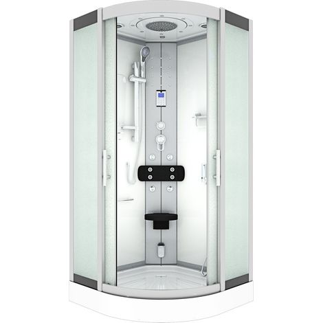 Duschkabine Komplettdusche Fertigdusche Dusche D46-20M0 100x100 cm ohne 2K Scheiben Versiegelung (1/5)