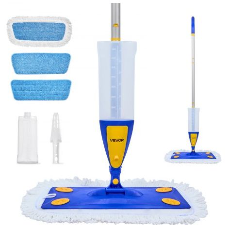 Balais Serpillère Vaporisateur Balai Lave Sol avec 3 Tampons (1/5)