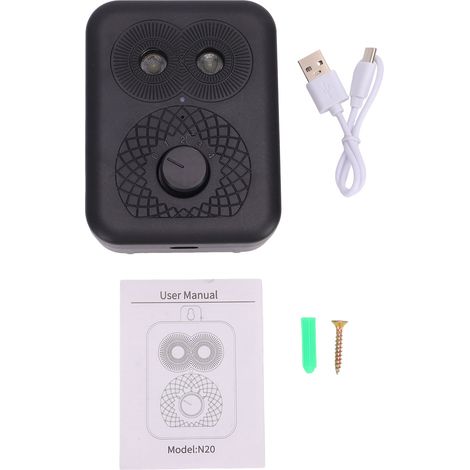 Dispositif de contrôle ultrasonique anti-aboiement pour chiens, rechargeable automatiquement, portée de 50 pieds, 3 modes pour petits et grands chiens, utilisation intérieure et extérieure (1/5)