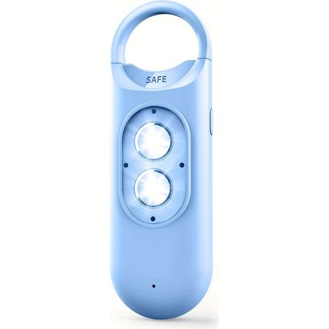 Alarme personnelle 130 dB, alarme d'urgence rechargeable par USB, dispositif de sécurité pour la protection personnelle des femmes et des personnes âgées (FMY) (1/5)