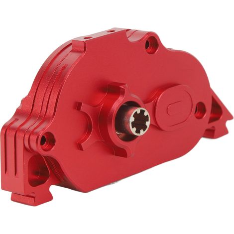 Carter de boîte de vitesses en alliage d'aluminium avec pignon et engrenage pour voiture RC ARRMA SENTON Granite Typhon 1/10 (rouge) (1/5)