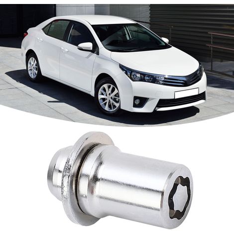 Diebstahlsichere Radmuttern für Leichtmetallfelgen, Höhe 1,73", Durchmesser 12 mm x 1,5 mm, kompatibel mit Toyota Corolla und Lexus GS300 (Ref. 0027600901). (1/5)