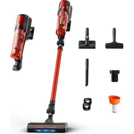 Rowenta RH1872 4-in-1 stick vacuum Batterie Sec Sans sac 1 L Rouge