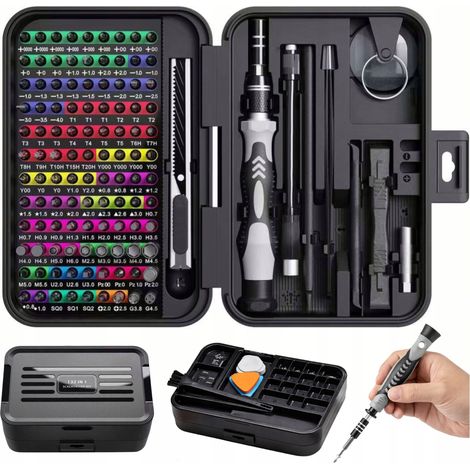 Juego de destornilladores de precisión con puntas Torx (132 piezas) (1/5)