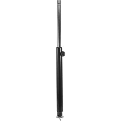 Support de Colonne Réduit Vibrations pour Ventilateur Pied en Acier Inoxydable et Plastique Noir, Compatible Ventilateurs Pied pour Bureau et Maison (1/5)