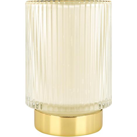 Boîte de rangement maquillage en cristal, pot vintage pour pinceaux et stylos, organisateur de coiffeuse crème L. (1/5)