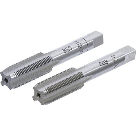 Pré-Tarauds et Filières M12 x 1,0 - 2 pcs - Acier Résistant - Filetage Précis et Durable, Pro - D-Work (1/5)