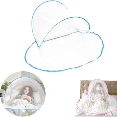 Mosquitera portátil (140 x 80 x 56 cm), Mosquitera plegable para protección facial, Mosquitera plegable, Mosquitera, Tienda de campaña portátil (1/5)