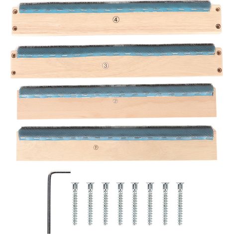 Vierseitiger Stickrahmen, 40 cm, stabil und robust, einfache Montage, mit Schrauben und Schraubenschlüssel, zum Tuften und Gobelinsticken (1/5)