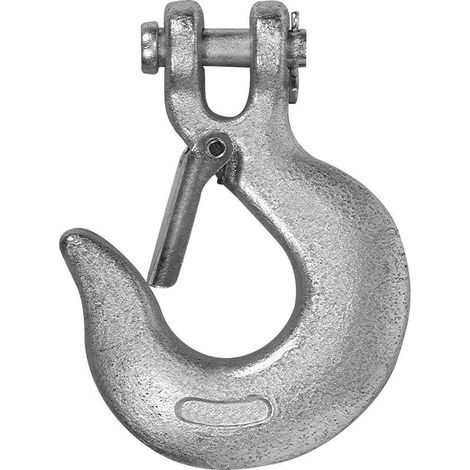 Crochet à chape 5/16'' PN046 – Charge maximale 4.3T – Linguet G70 pour sécurité renforcée – Pour chantiers humides
