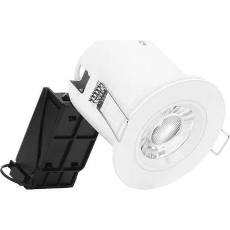 Aurora EN-AL110W/40 KIT FARETTO DA INCASSO - ALLUMINIO - FISSO - GU10 - 5W - 4000K - BIANCO - IP65