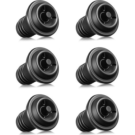 Stopper A Vide - 6 Pièces - Pour Bouteilles De Vin - Étanchéité Optimale - Réutilisable - 6 Unités (1/5)