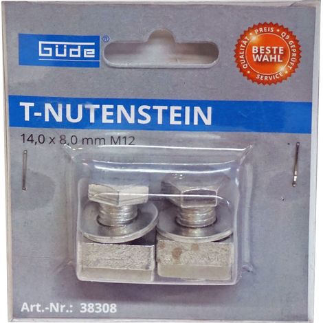 Güde T-Nutensteine groß Nutensteine 2 Stück M12