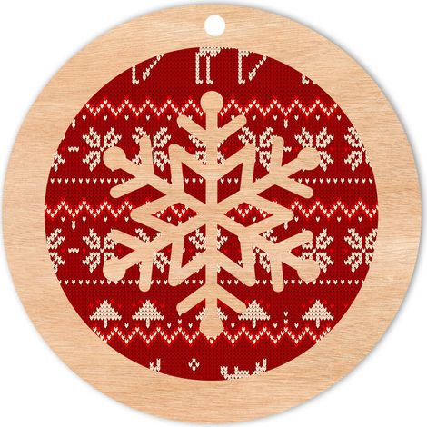 ADORNOS DE MADERA PARA ÁRBOL DE NAVIDAD D20 (1/2)