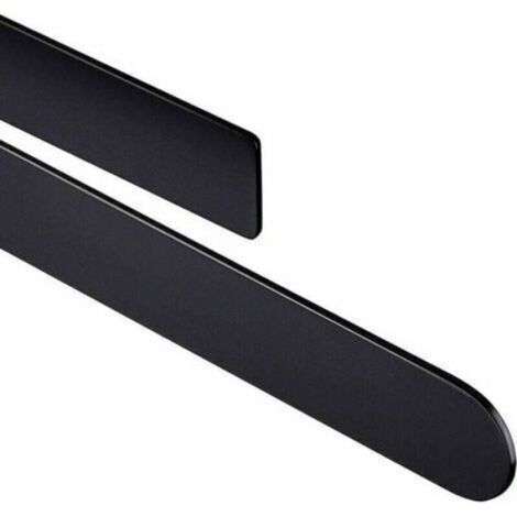 Porte-Serviettes - Acier Inoxydable SUS 304 - Noir - Adhésif - 37 cm - Salle De Bain Cuisine Chambre - 1 Pièce (1/4)