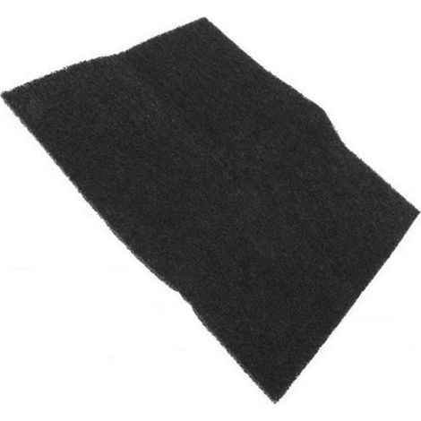 Filtre Charbon Actif - 470 x 570 mm - Pour Hotte Cuisinière Sans Evacuation - Lot De 2