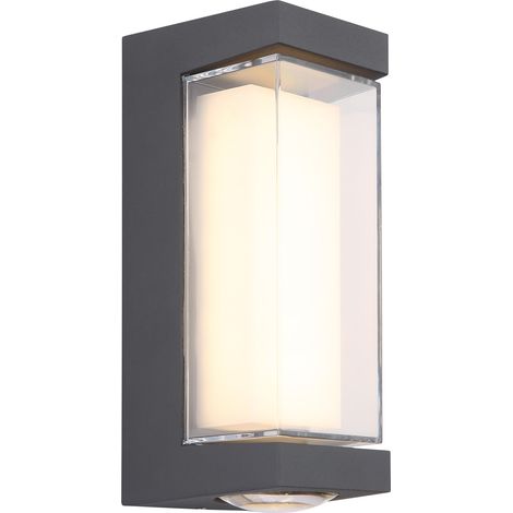 GLOBO Lampada Da Esterno Plixon In alluminio Antracite 12W (1/6)