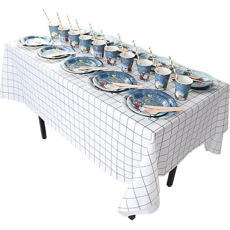Party tableware set, paper plates and cups, Christmas party supplies (1/5)