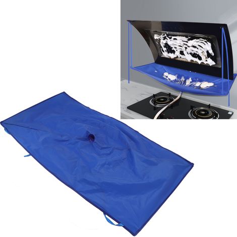 Housse de Protection pour Nettoyage de Hotte Aspirante Sac Oxford Imperméable avec Ventouse et Tube Drainage pour Éviter les Salissures (1/5)