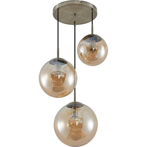 Lindby 'Teeja' in Beige da Vetro