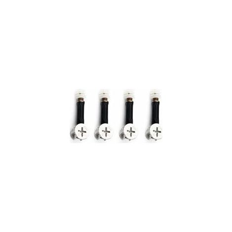 The 4-piece 3-in-1 furniture connector set is used to assemble a wardrobe, chest of drawers, table and cabinet. (1/5)
