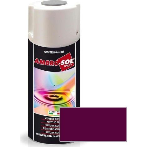SPRAY ACRILICO RJ/NEGRUZC RAL-3007 400ml