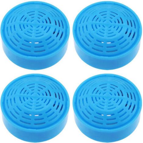 Set of 4 filters for cat fountain: replacement filter for 2L cat fountain, 4 carbon filters, round stainless steel filter, replacement pump for
