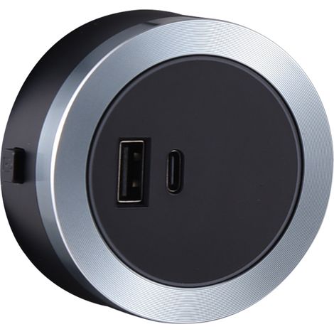 Adaptateur rail électrique SP5 pour prise USB et USB-C, module de connexion pour rail lumineux, convertisseur pratique (1/5)