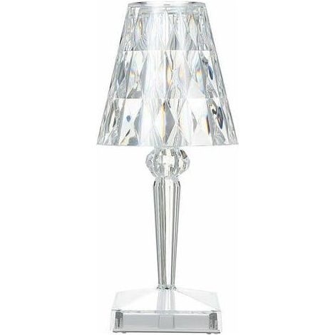Lampe De Table En Cristal De Diamant, Lampe De Chevet Veilleuse Atmosphere Chambre, Temperature/Luminosite Reglable, Pas De Batterie, Chargement Usb - Pas de batterie, type usb (1/5)