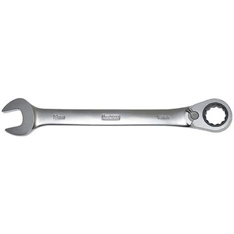 Llave mixto con trinquete inclinado - 15°, reversible, lado e/planos : 17 mm, Largo 233 mm (1/2)