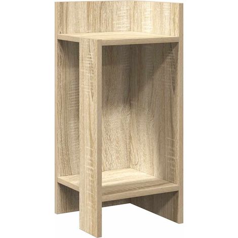 Maison Exclusive - Tavolino Laterale con Ripiano Rovere Sonoma 25,5x27x60 cm
