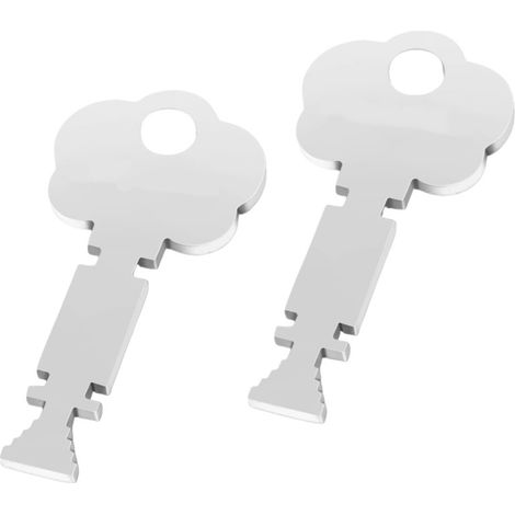 Clé de boîte d'alarme incendie 25460 - lot de 2 - compatible jeu et ascenseur