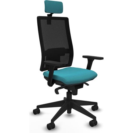 Piqueras y Crespo Horna Chaise de Bureau Turquoise (1/3)